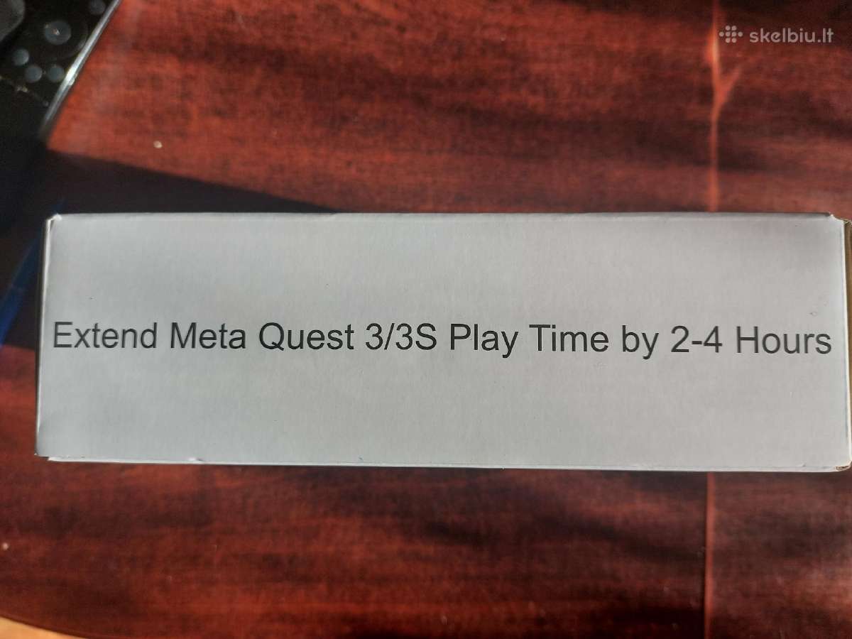 Meta Quest 3/3s Headstrap su 2magnetinėm baterijom - nuotraukos Nr. 3