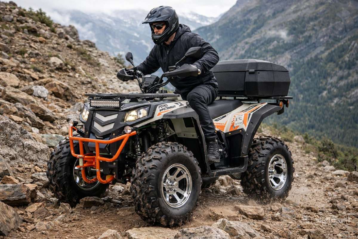 Keturratis Magnum 250cc su lietais ratlankiais!