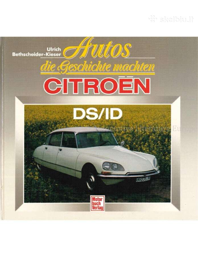 Citroen Id/DS knyga, 1992m. leid.