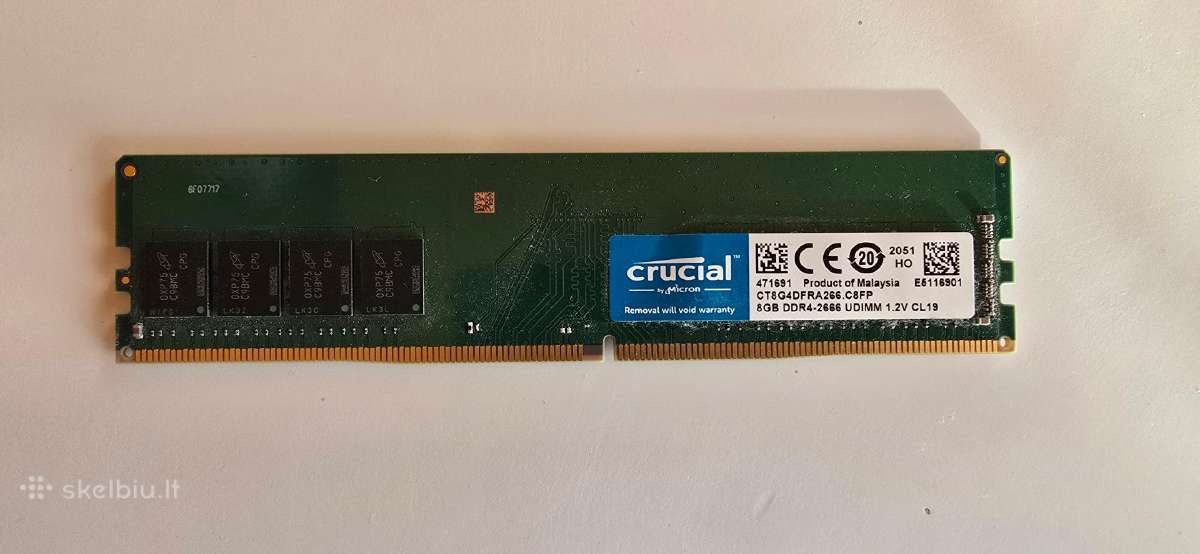 RAM operatyvioji atmintis Crucial Ddr4