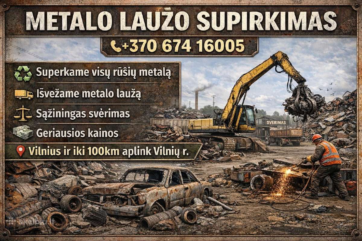 Superkam Metalo Laužą ! jūsų kieme!