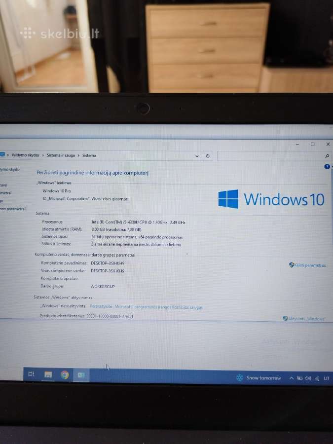 Lenovo thinkpad x240 - nuotraukos Nr. 5