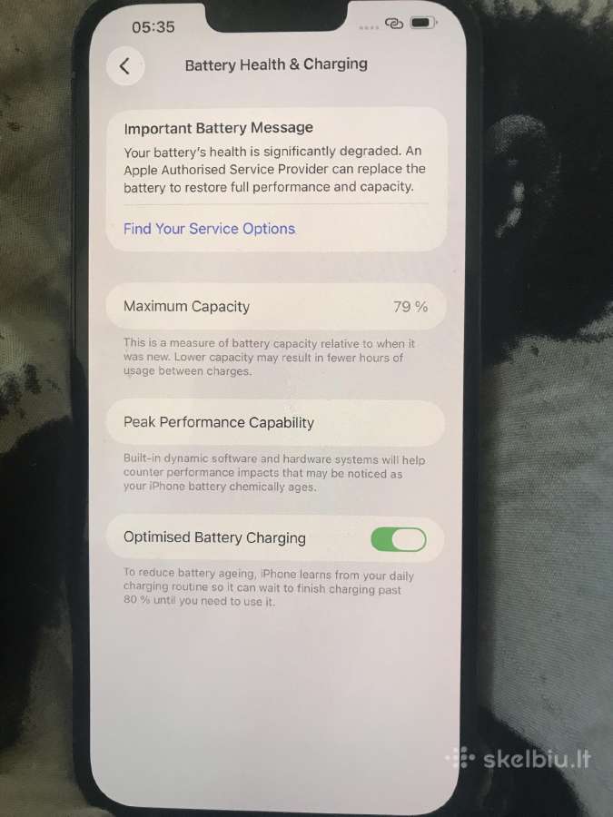 iPhone 13 Pro Max 79%battery heatlh 128gb