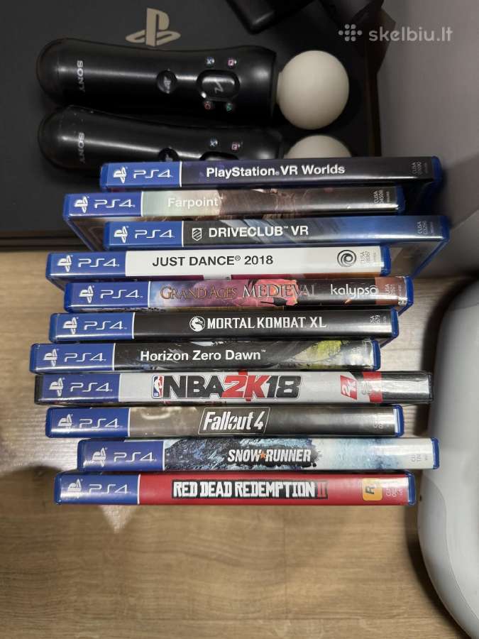 Ps4 pro 1tb + vr rinkinys + 2 pulteliai + žaidimai - nuotraukos Nr. 3
