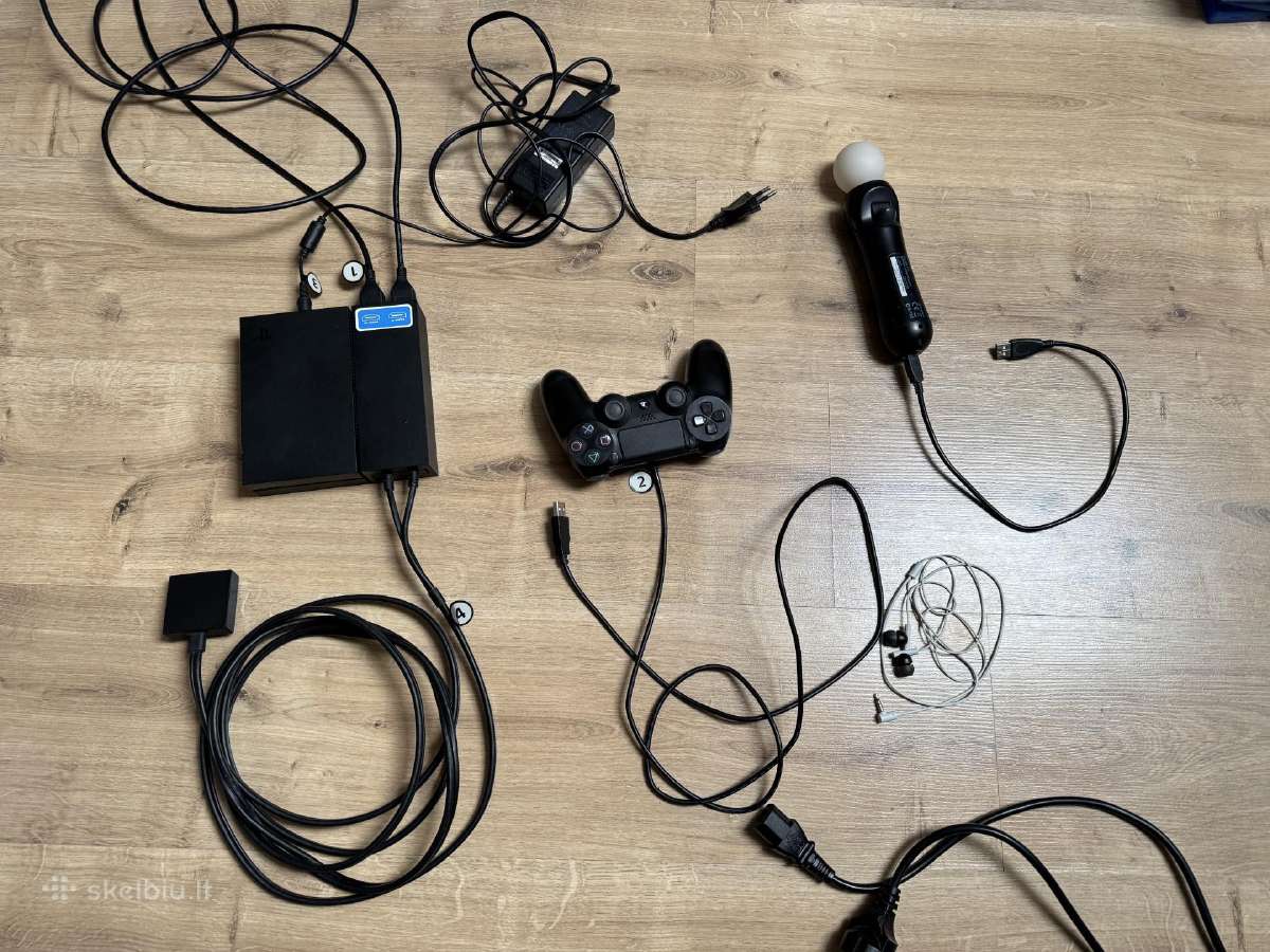 Ps4 pro 1tb + vr rinkinys + 2 pulteliai + žaidimai - nuotraukos Nr. 18