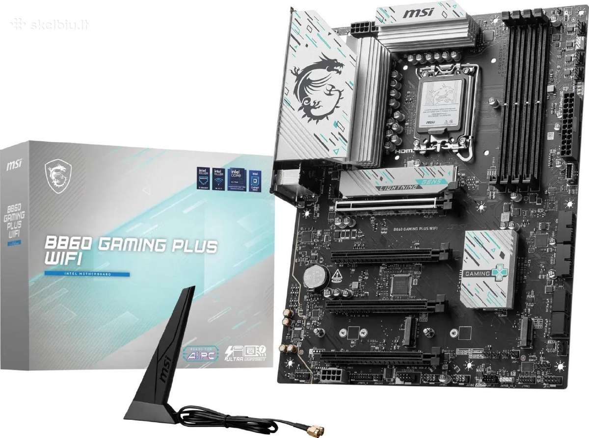 Pagrindinė plokštė Msi B860 Gaming Plus WiFi