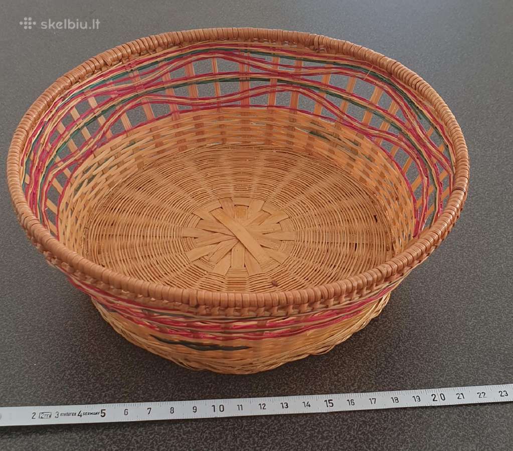 Pintos lekštutės krepšeliai padėkliukai 11 vnt - nuotraukos Nr. 4