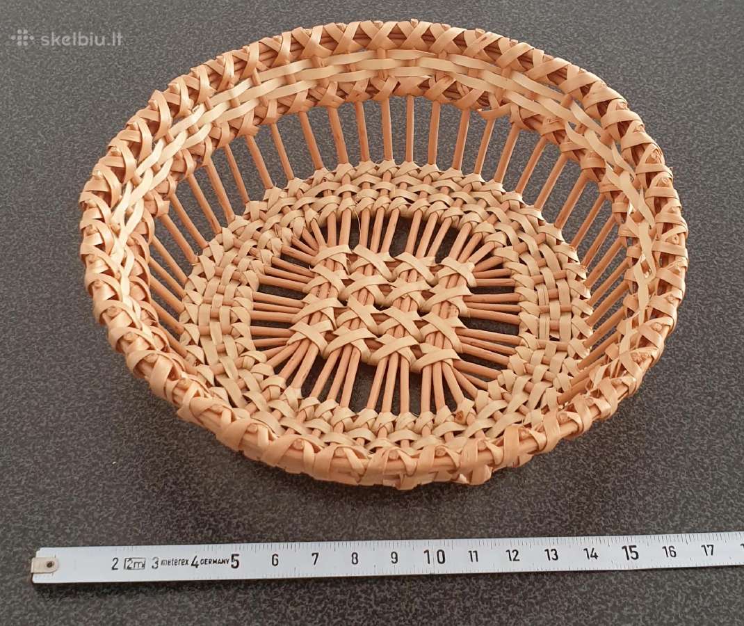 Pintos lekštutės krepšeliai padėkliukai 11 vnt - nuotraukos Nr. 7
