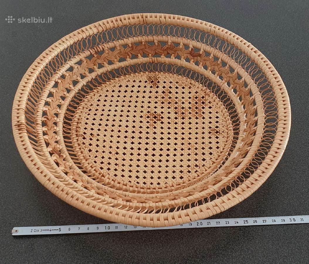 Pintos lekštutės krepšeliai padėkliukai 11 vnt - nuotraukos Nr. 10