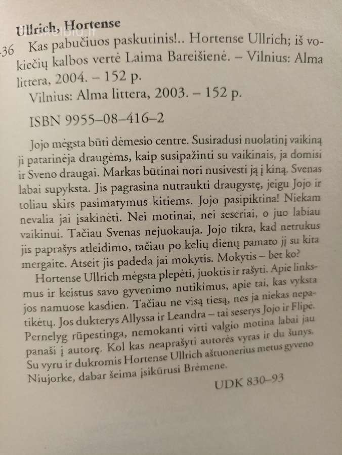 Hortense Ullrich knygos (6 vnt.) - nuotraukos Nr. 8