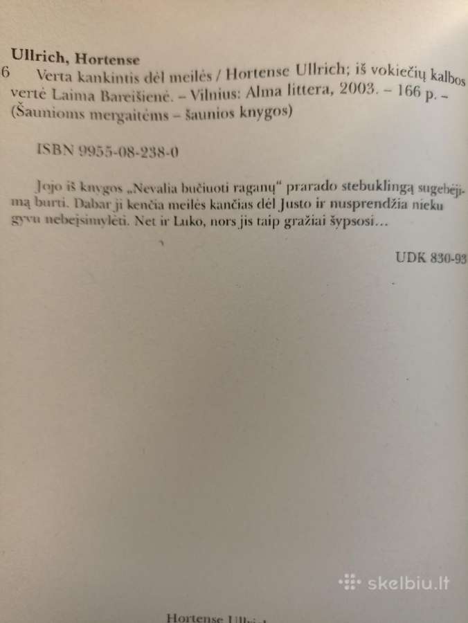 Hortense Ullrich knygos (6 vnt.) - nuotraukos Nr. 12