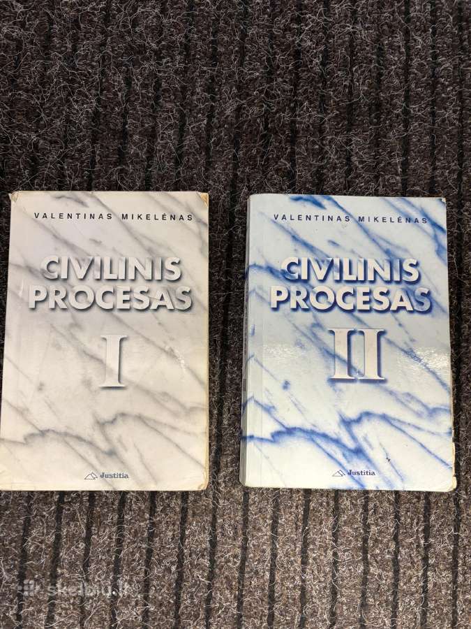 Parduodami vadovėliai Civilinis procesas 1-2 tomai - nuotraukos Nr. 2