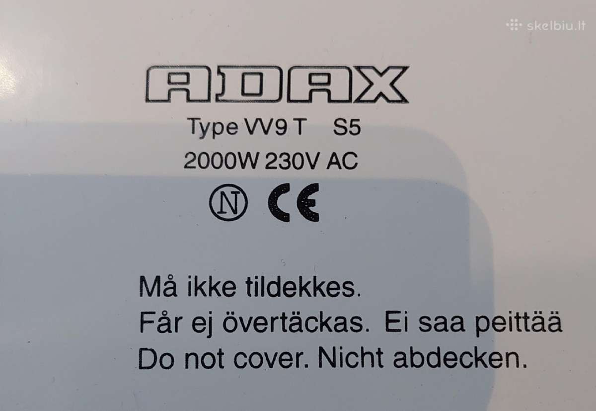 Adax šildytuvas