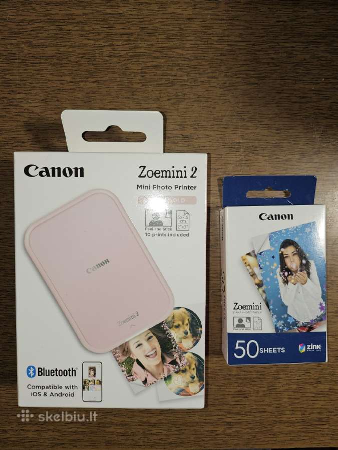 Naujas Canon spausdintuvas Zoemini