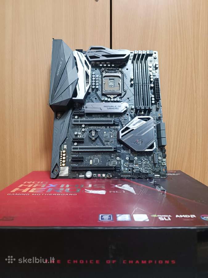 Asus Rog Maximus X Hero Lga1151 Neveikianti!