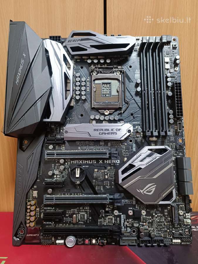 Asus Rog Maximus X Hero Lga1151 Neveikianti! - nuotraukos Nr. 2