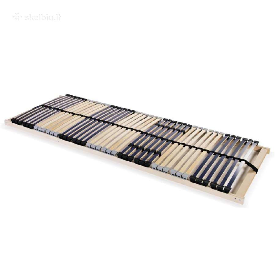 Lovos grotelės 42 lentjuostės 80x200 (Naujos) 2vnt