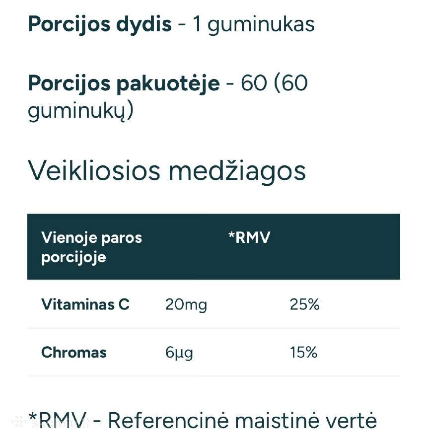 „myprotein“ obuolių sidro acto guminukai. - nuotraukos Nr. 3