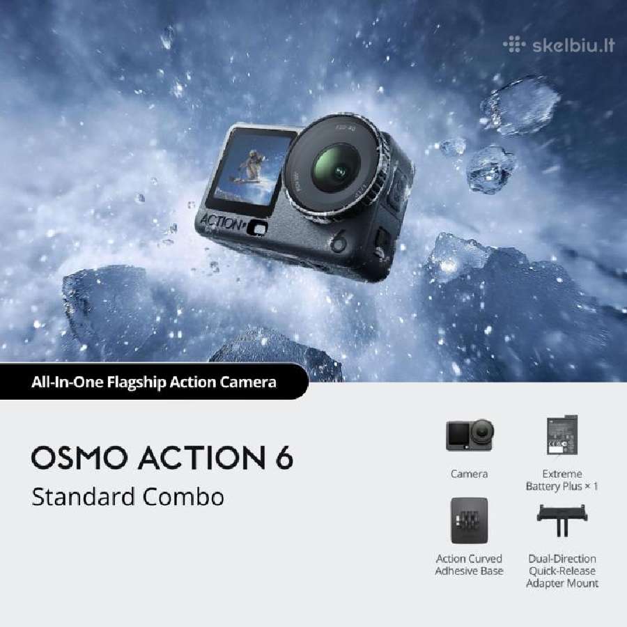 Dji Osmo Action 6 Standart / Adventure - turime - nuotraukos Nr. 2