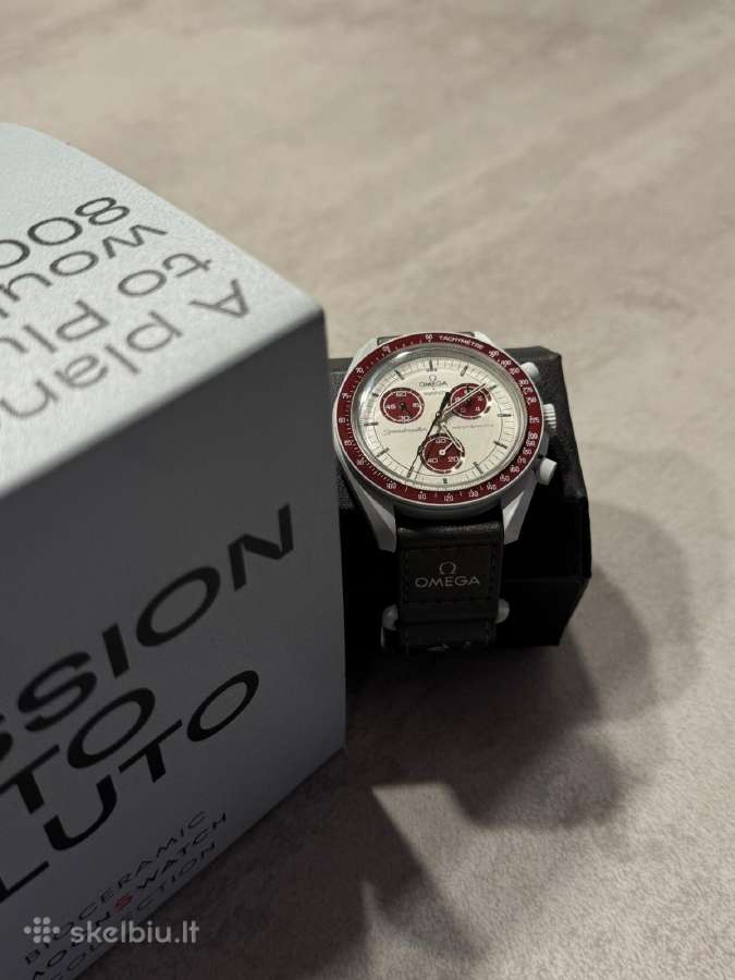 Omega x Swatch Mission to Pluto Laikrodis