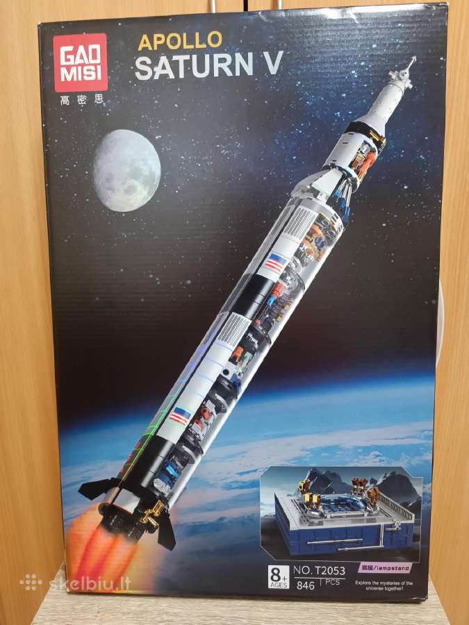 Apollo Saturn V Rocket Set (55cm) (Ne Lego)
