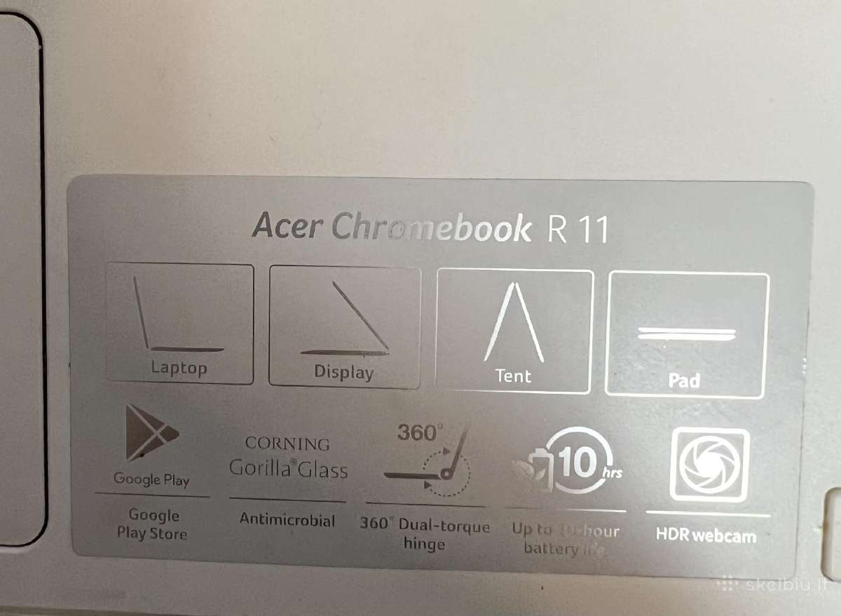 Acer Chromebook R 11 - nuotraukos Nr. 2