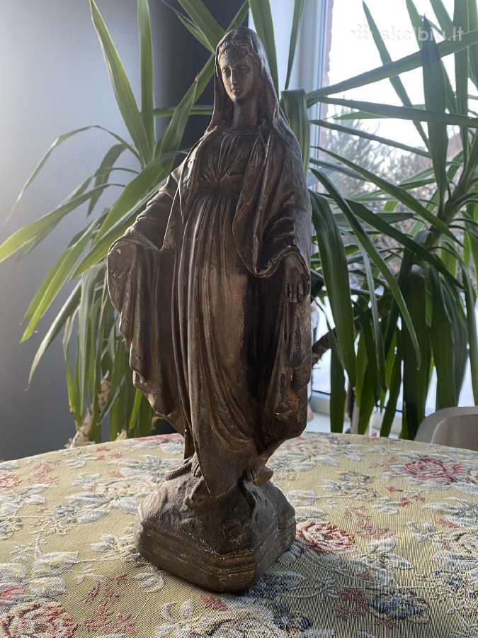 Graži vintažinė Mergelės Marijos statula - nuotraukos Nr. 2