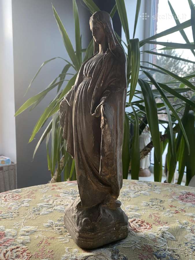 Graži vintažinė Mergelės Marijos statula - nuotraukos Nr. 3