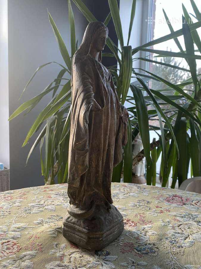 Graži vintažinė Mergelės Marijos statula - nuotraukos Nr. 5