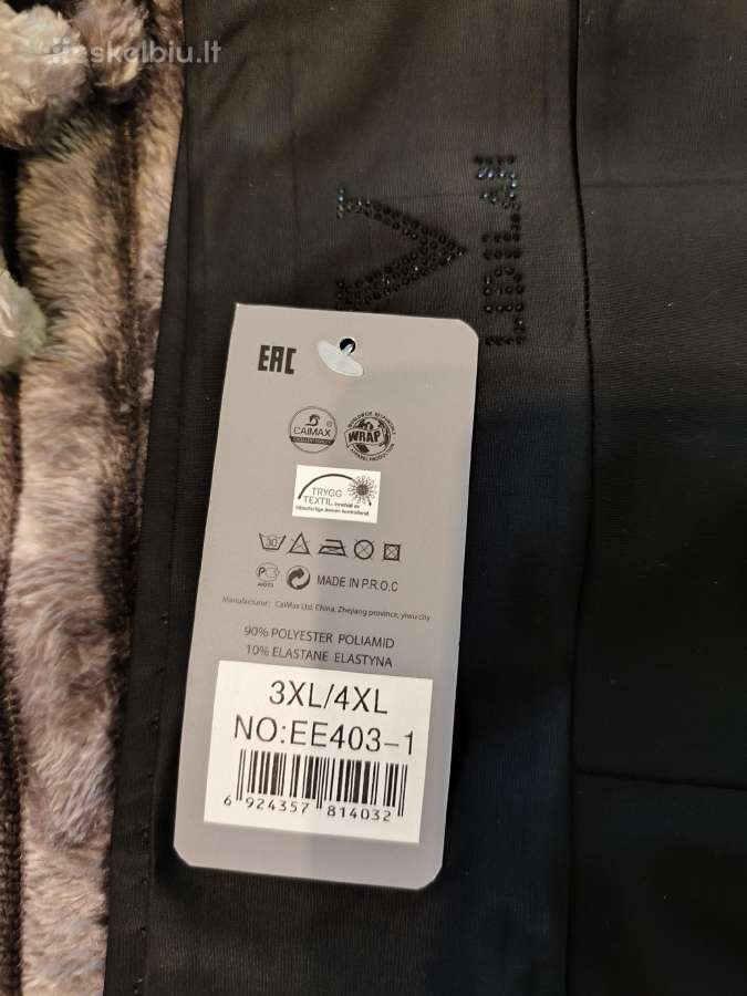 Tamprės Alina slidžios medžiagos 3xl/4xl - nuotraukos Nr. 7