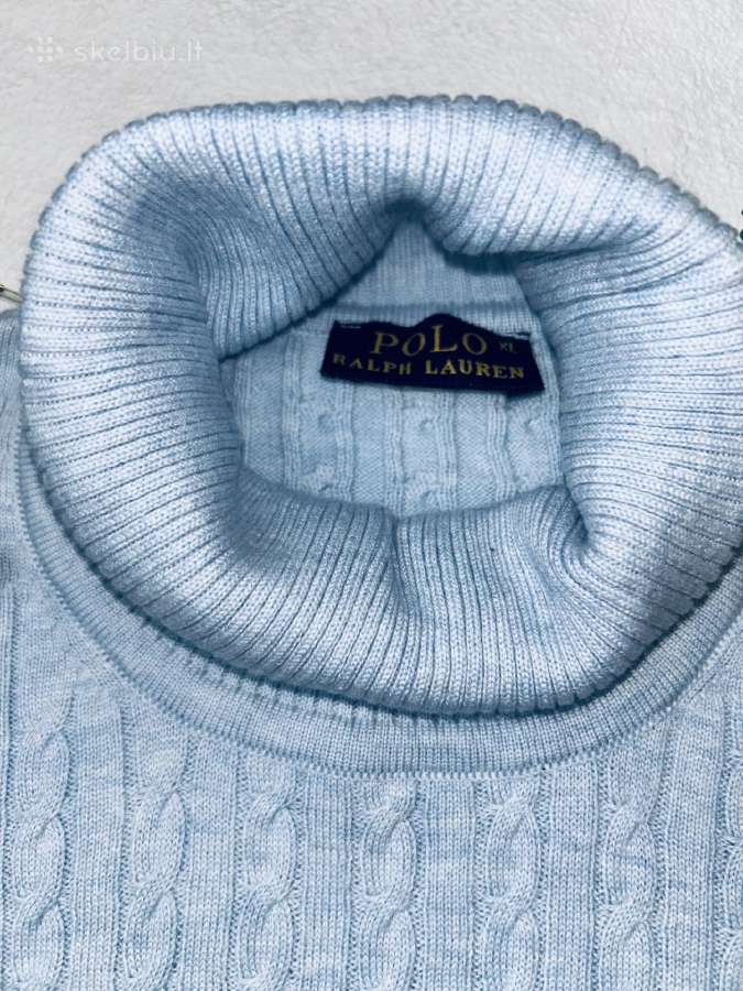 Ralph Lauren megztinis aukštu kaklu XL medvilnė - nuotraukos Nr. 4