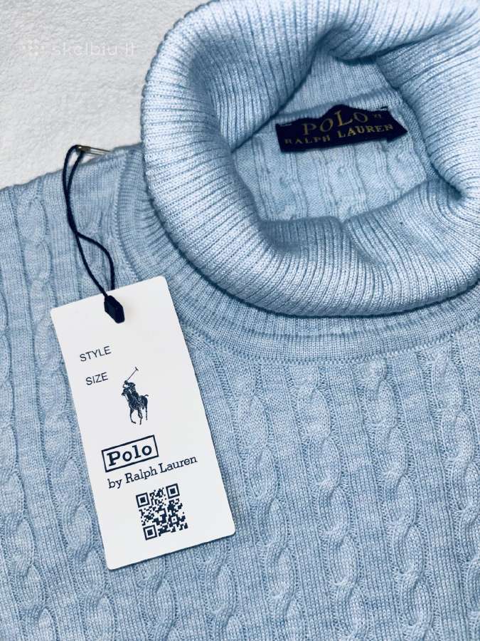 Ralph Lauren megztinis aukštu kaklu XL medvilnė - nuotraukos Nr. 2