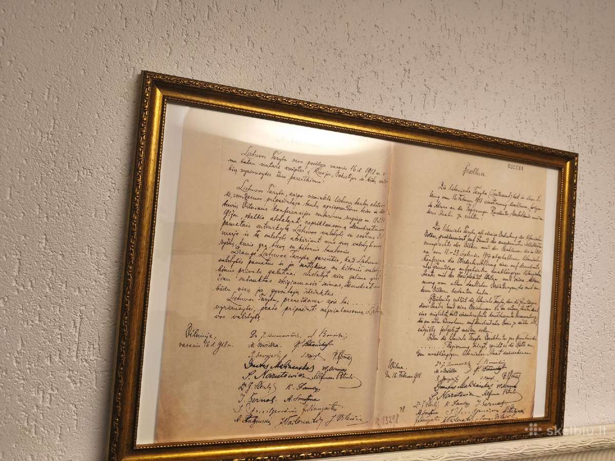 1918m. Vasario 16d.lietuvos nepriklausomybės aktas - nuotraukos Nr. 4