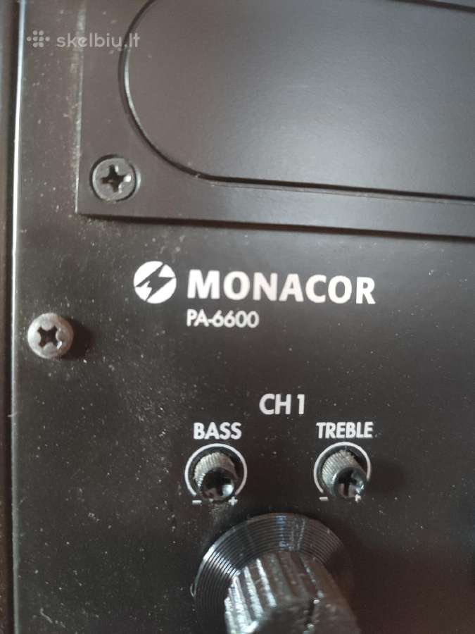 Monacor Pa-6600 profesionalus stiprintuvas - nuotraukos Nr. 2