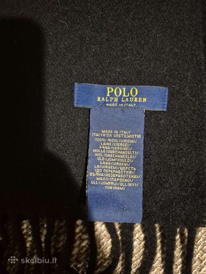 Ralph Lauren 100% vilna šalikas - nuotraukos Nr. 2