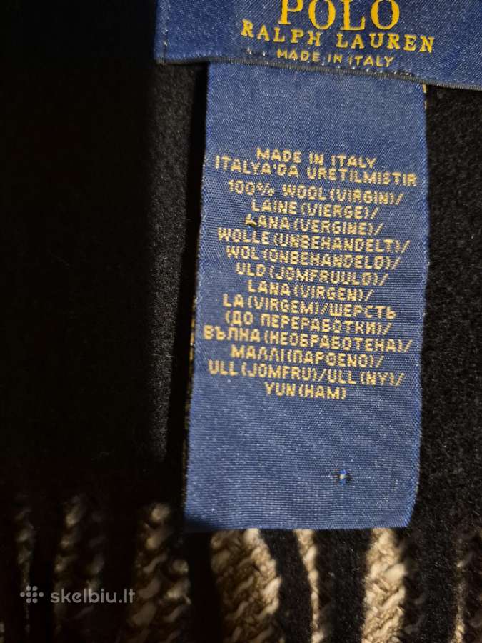 Ralph Lauren 100% vilna šalikas - nuotraukos Nr. 4
