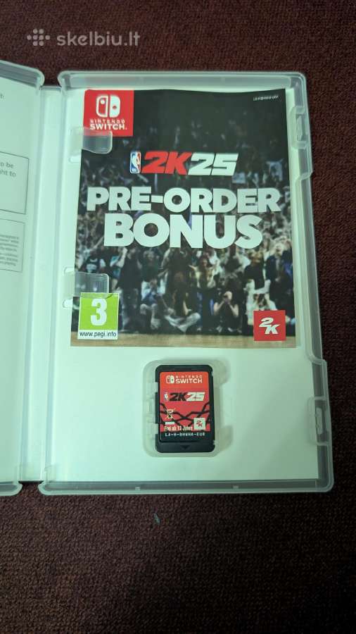 Mažai naudotas Nintendo Nba 2k25 - nuotraukos Nr. 2