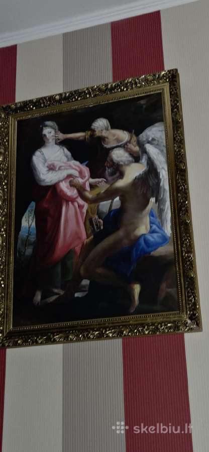 Du seni paveikslai. Drobė Aliejus. XIX a. Keitimas - nuotraukos Nr. 9