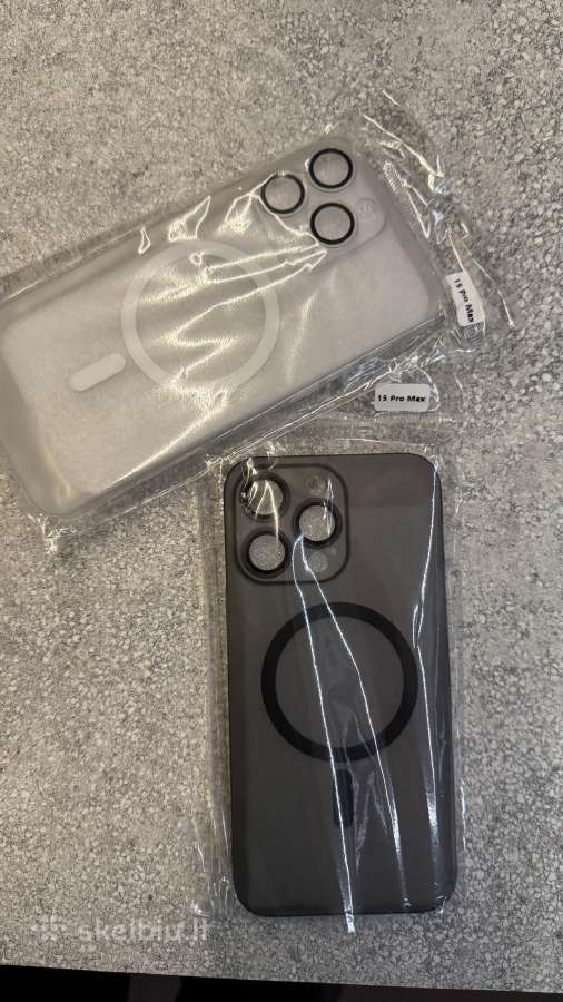 iPhone 15 pro max dėklai skaidrūs - nuotraukos Nr. 3