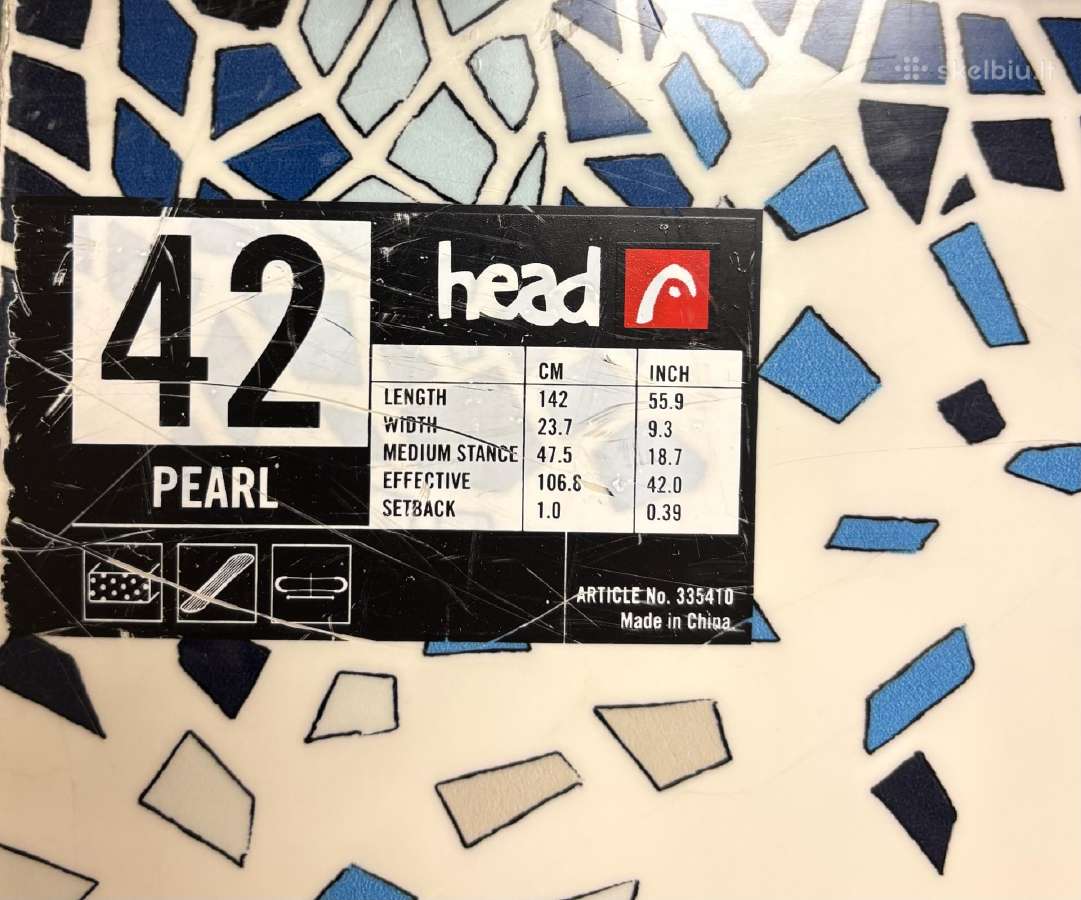 Head snieglentė 142 + Rome apkaustai - nuotraukos Nr. 4