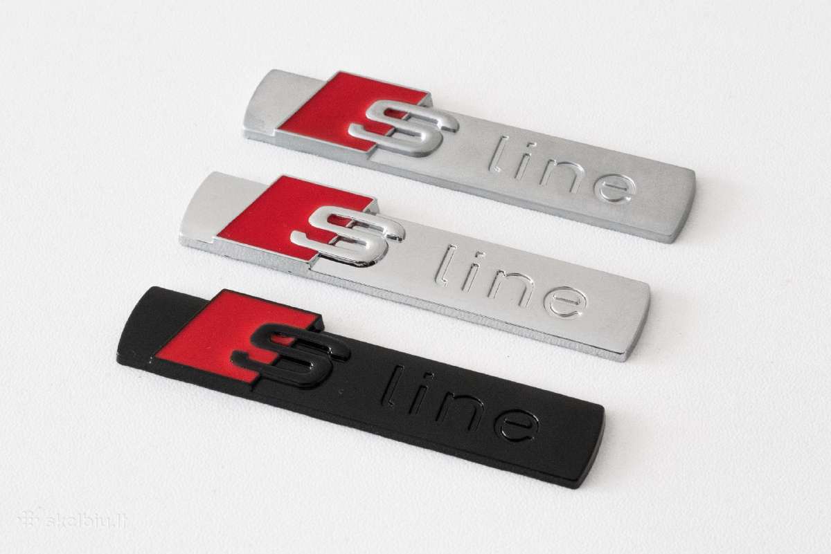 Audi S-line ženkliukas