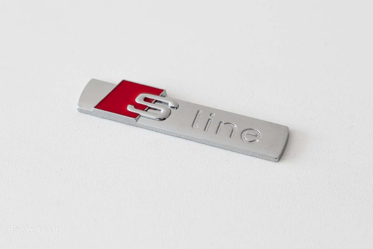 Audi S-line ženkliukas - nuotraukos Nr. 3
