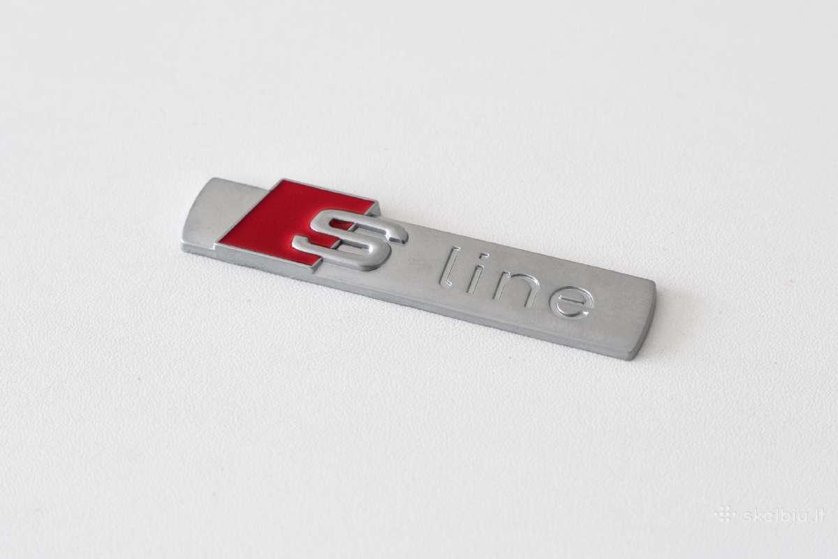 Audi S-line ženkliukas - nuotraukos Nr. 4
