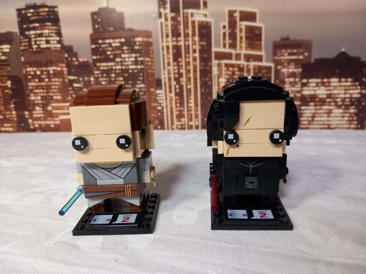 Lego Brickheadz Rey ir Kylo Ren