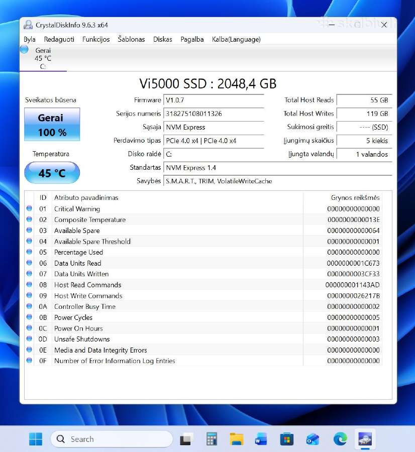 I5-14400f, 32gb/ddr5, rx9070/16gb, 2tb/SSD, Win11 - nuotraukos Nr. 9