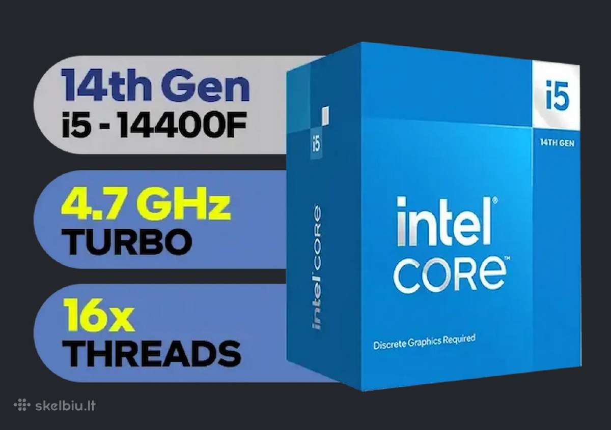 I5-14400f, 32gb/ddr5, rx9070/16gb, 2tb/SSD, Win11 - nuotraukos Nr. 18
