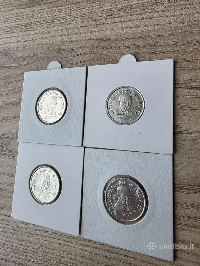 1997 metų 1 litas Jurgutis Unc - nuotraukos Nr. 2