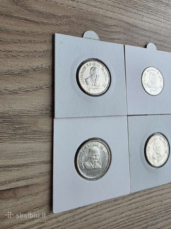 1997 metų 1 litas Jurgutis Unc - nuotraukos Nr. 3