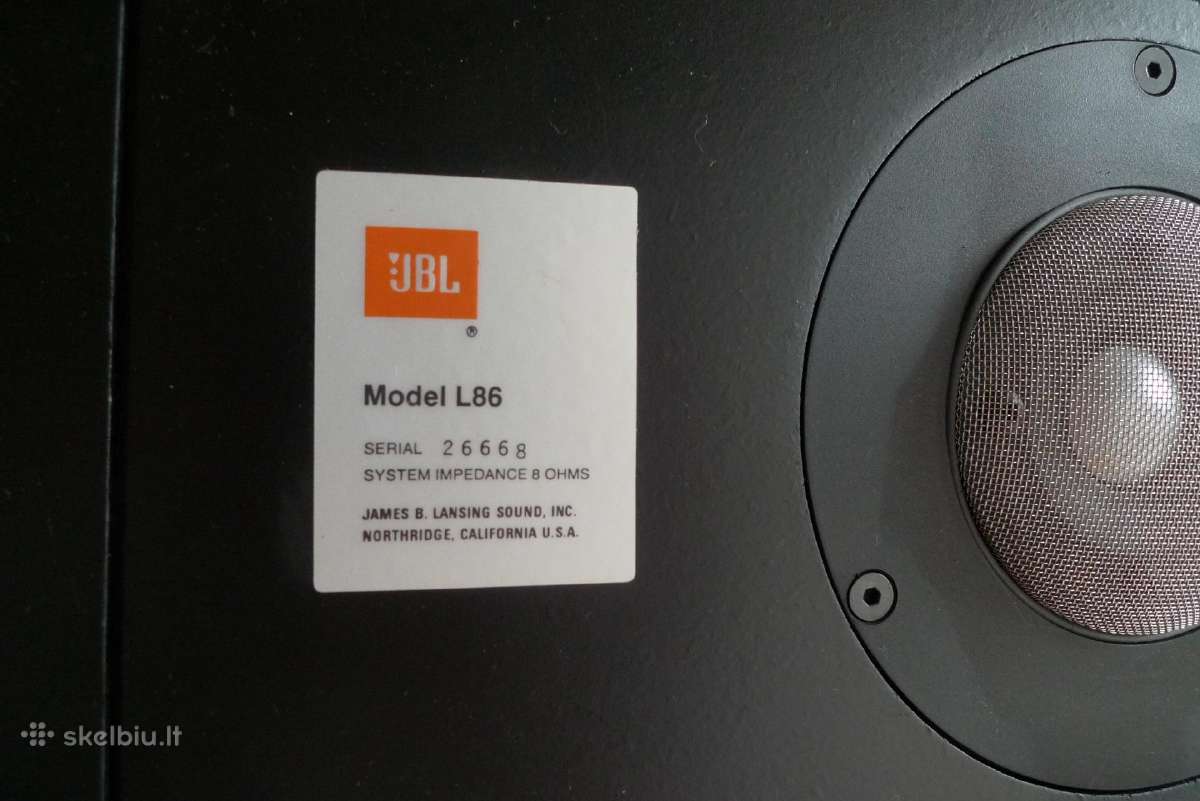 Jbl L86 3 juostu 8 Ohm amerikietišk puikios bukles - nuotraukos Nr. 3