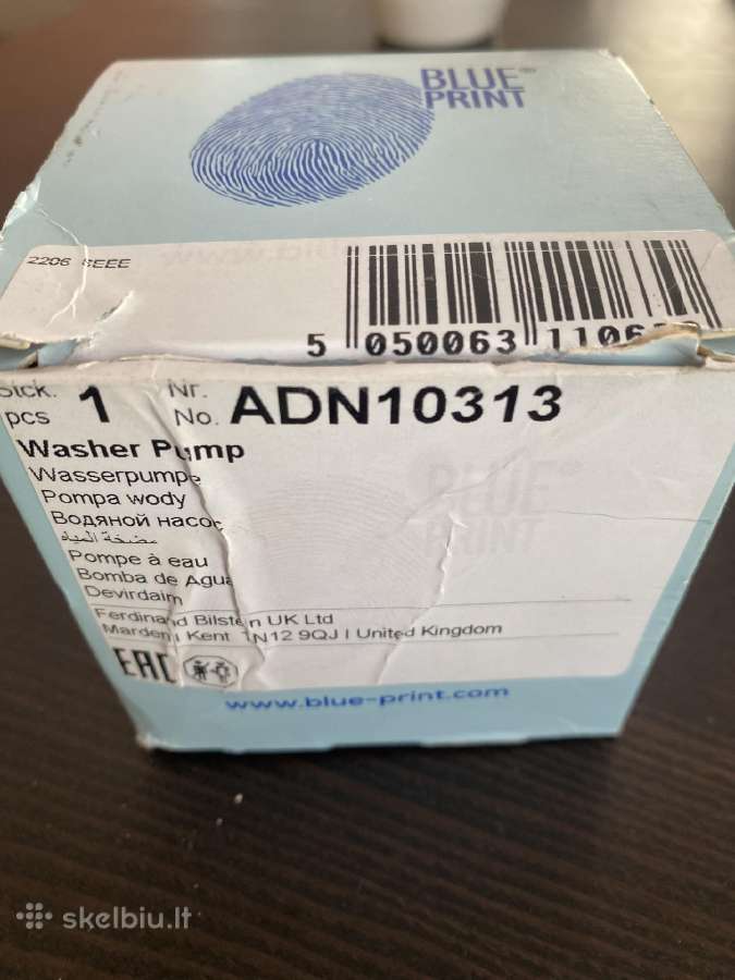 Blue Print Adn10313 Vandens siurblys, priekinio st - nuotraukos Nr. 9
